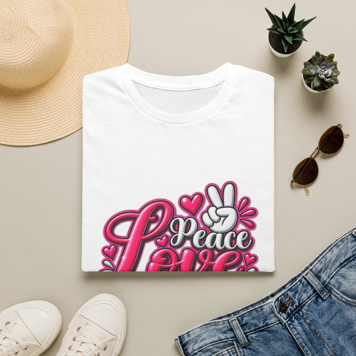 Rescue Love T-Shirt — "Peace Love Rescue" Pet Rescue Animal Advocate Tee