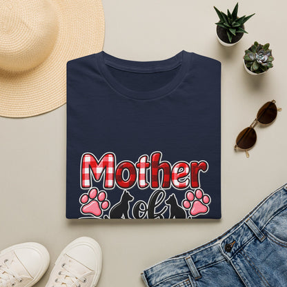 Mother of Dogs T‑Shirt — Funny Paw Print Pet Mom Tee