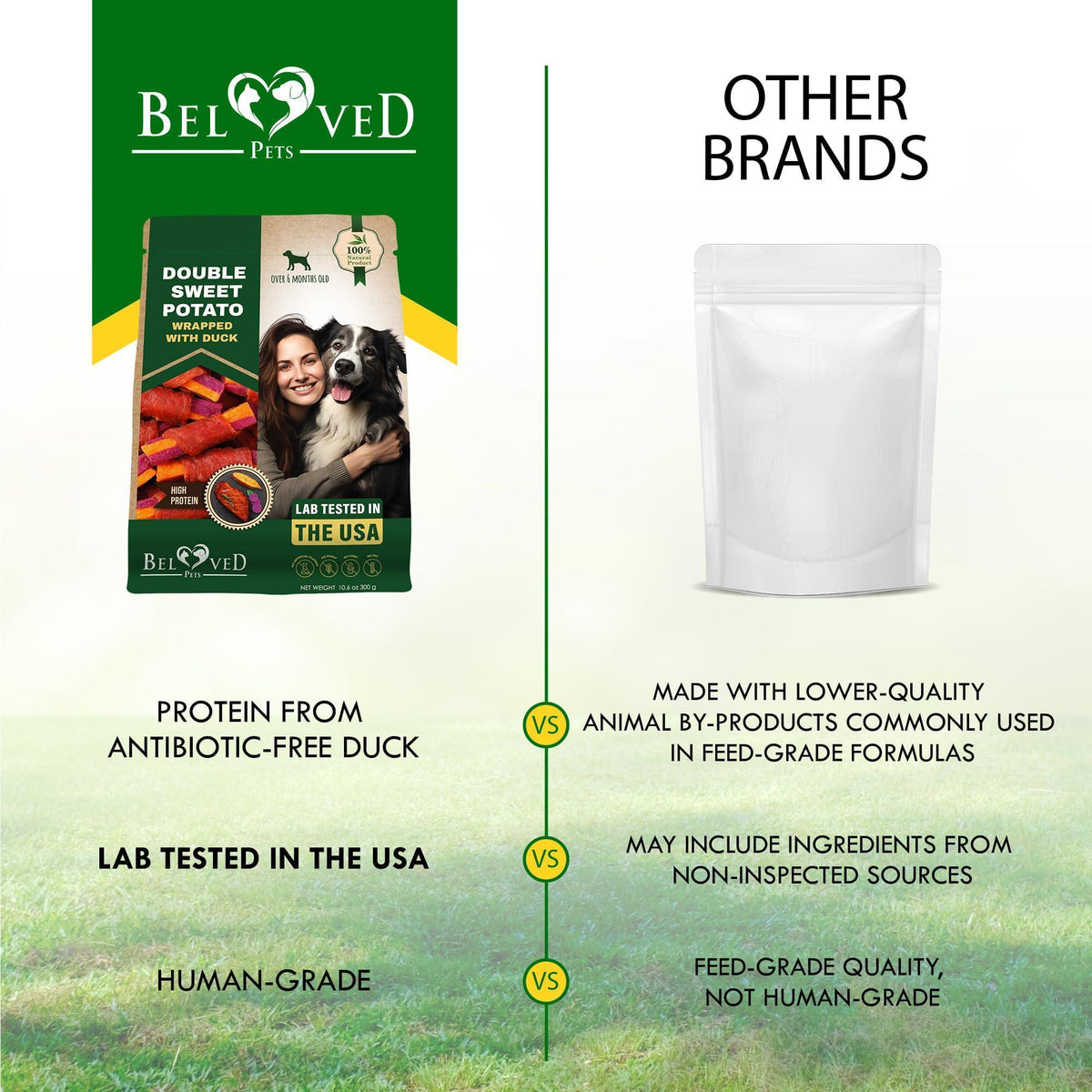 Healthy Sweet Potato Duck Chews for Dogs