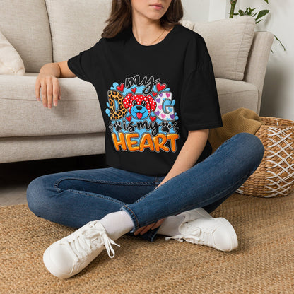 My Dog Is My Heart T-Shirt — Cute  Paw & Heart