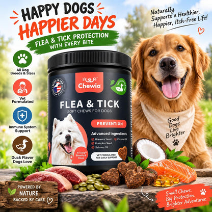 Dog Immune Support & Flea Care Soft Chews