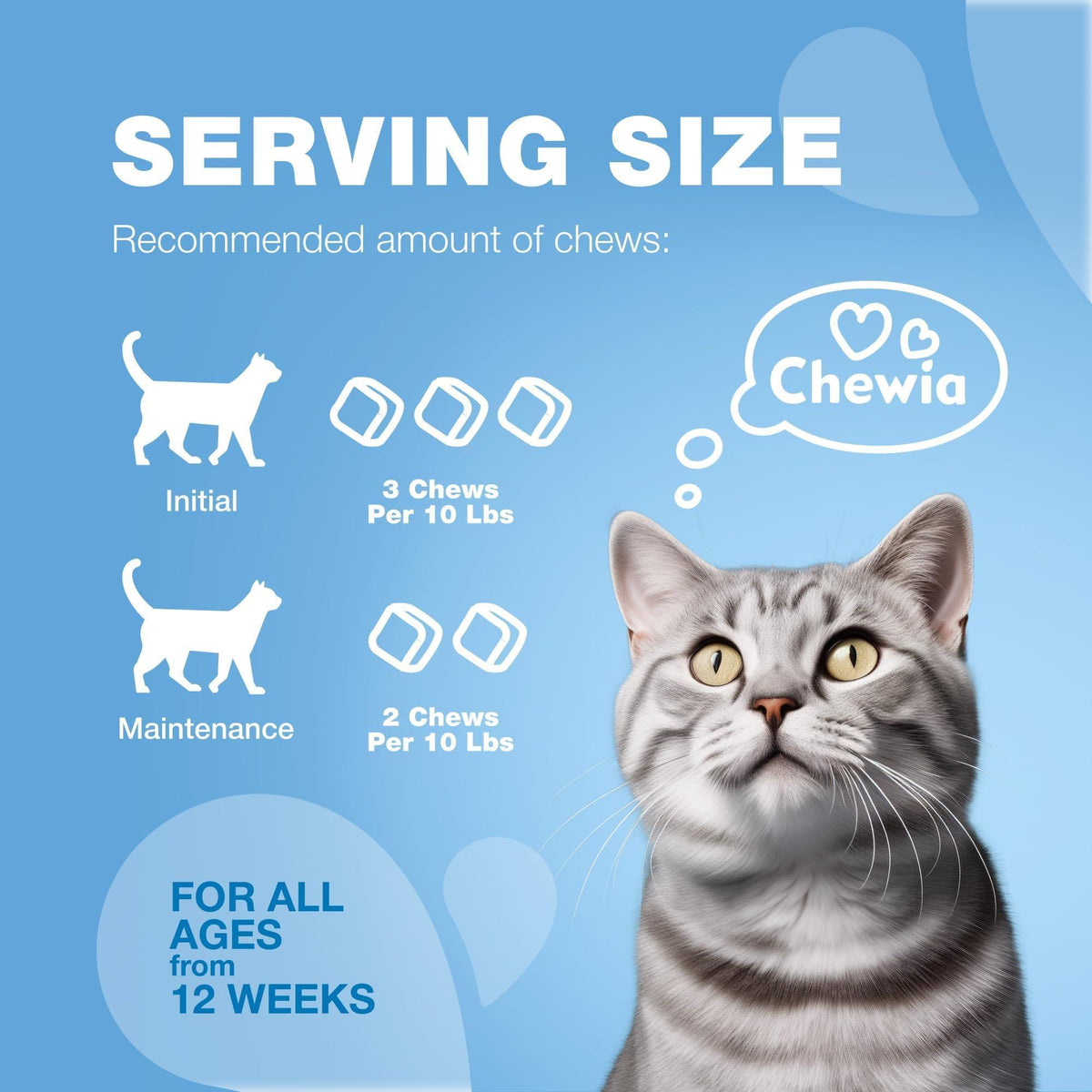 Cat Calming Treats with Hemp & Melatonin Chews