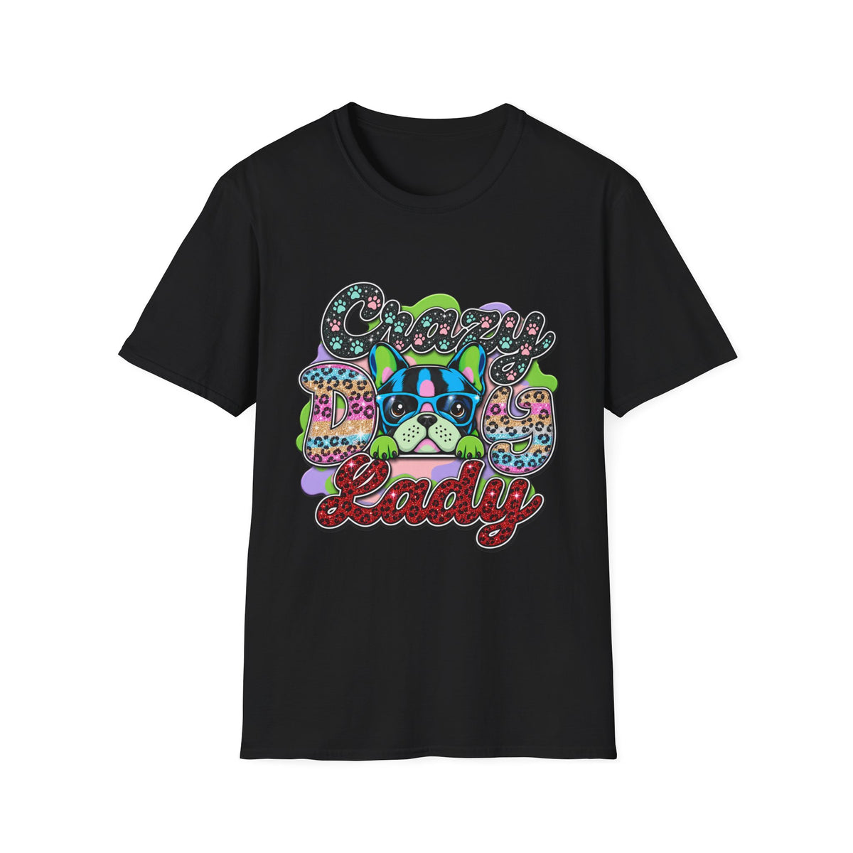 Crazy Dog Graphic T-Shirt