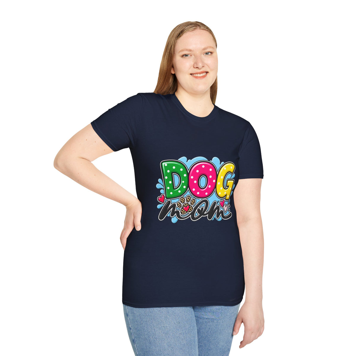 Dog Mom T‑Shirt Playful Pet Lover Tee