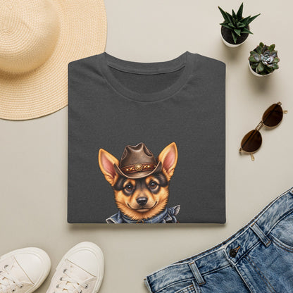 Corgi Cowboy T-Shirt Cute Western Dog Tee