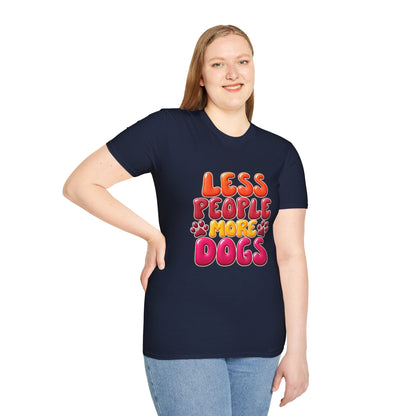 Less People More Dogs T-Shirt