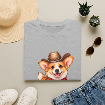 Cute Western Dog Tee with 'Howdy' Vibe