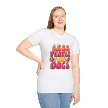 Less People More Dogs T-Shirt