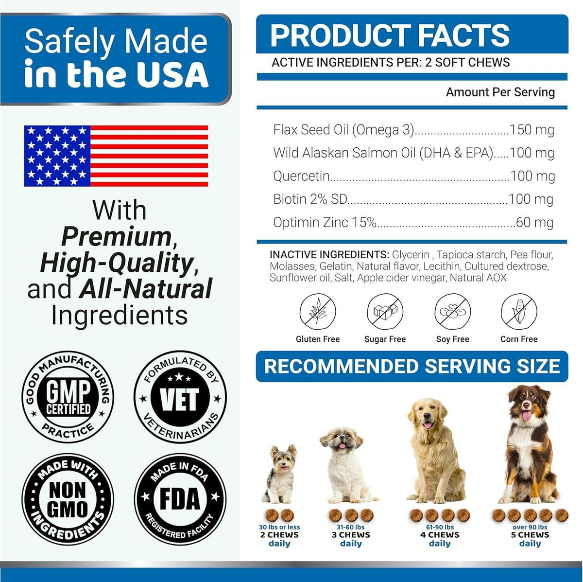 Omega 3 Fish Oil for Dogs – Skin & Coat