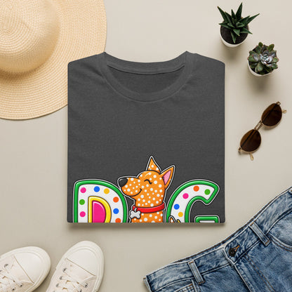 Dog Mom T-Shirt  Polka Dot Pup Tee for Pet Lovers