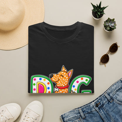 Dog Mom T-Shirt  Polka Dot Pup Tee for Pet Lovers