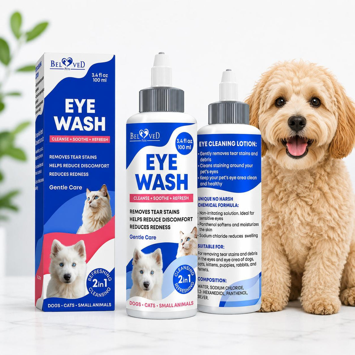 Cat & Dog Eye Wash Drops