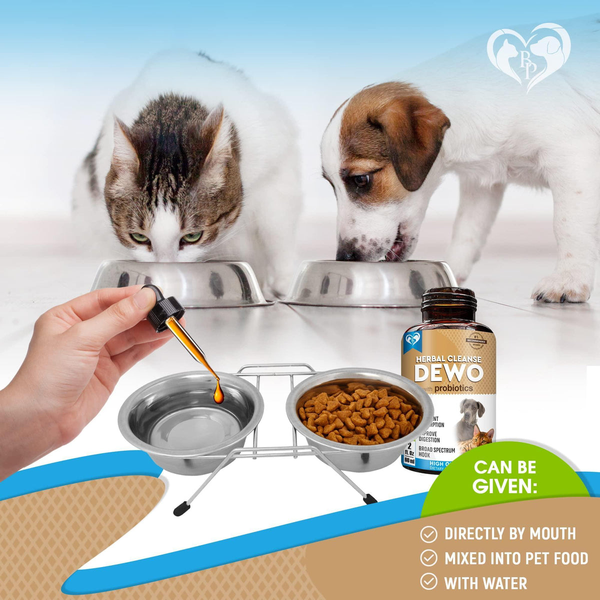 Natural Herbal Worm Treatment for Cats & Dogs