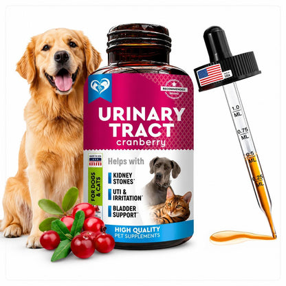 Cat & Dog Urinary Tract Cranberry Support Drops