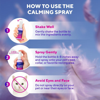 Calming Cat Pheromone Spray for Stress & Scratching