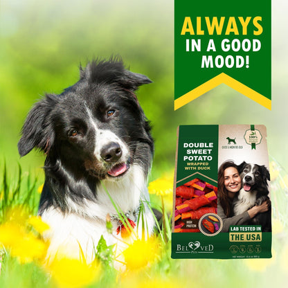 Healthy Sweet Potato Duck Chews for Dogs