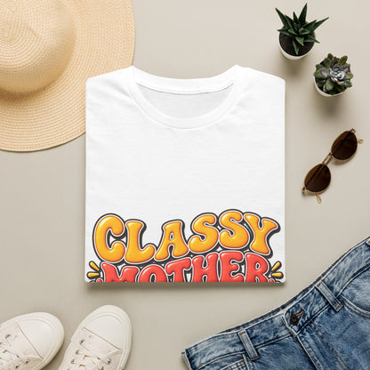 Classy Motherpopper Retro Graphic T‑Shirt
