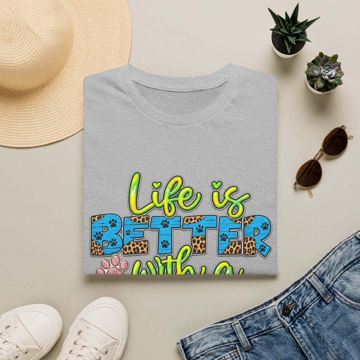 T-Shirt — Life Is Better With a Dog