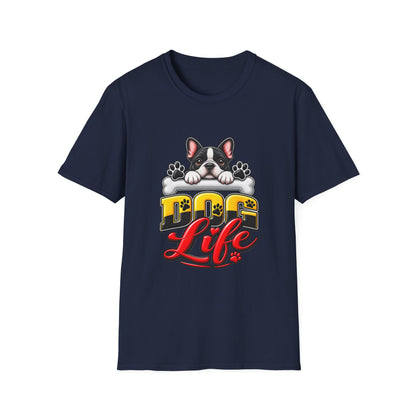 Cute French Bulldog Paw Print Graphic Tee