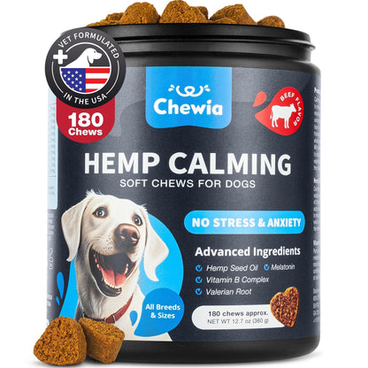 Hemp Calming Chews for Dogs – Anxiety Relief