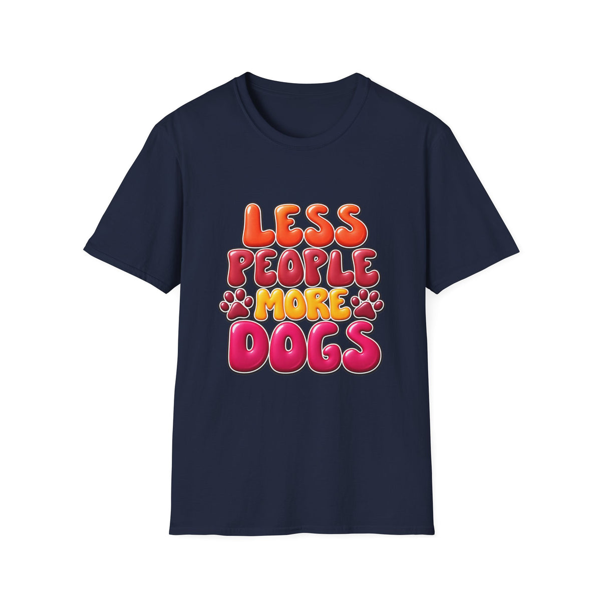 Less People More Dogs T-Shirt