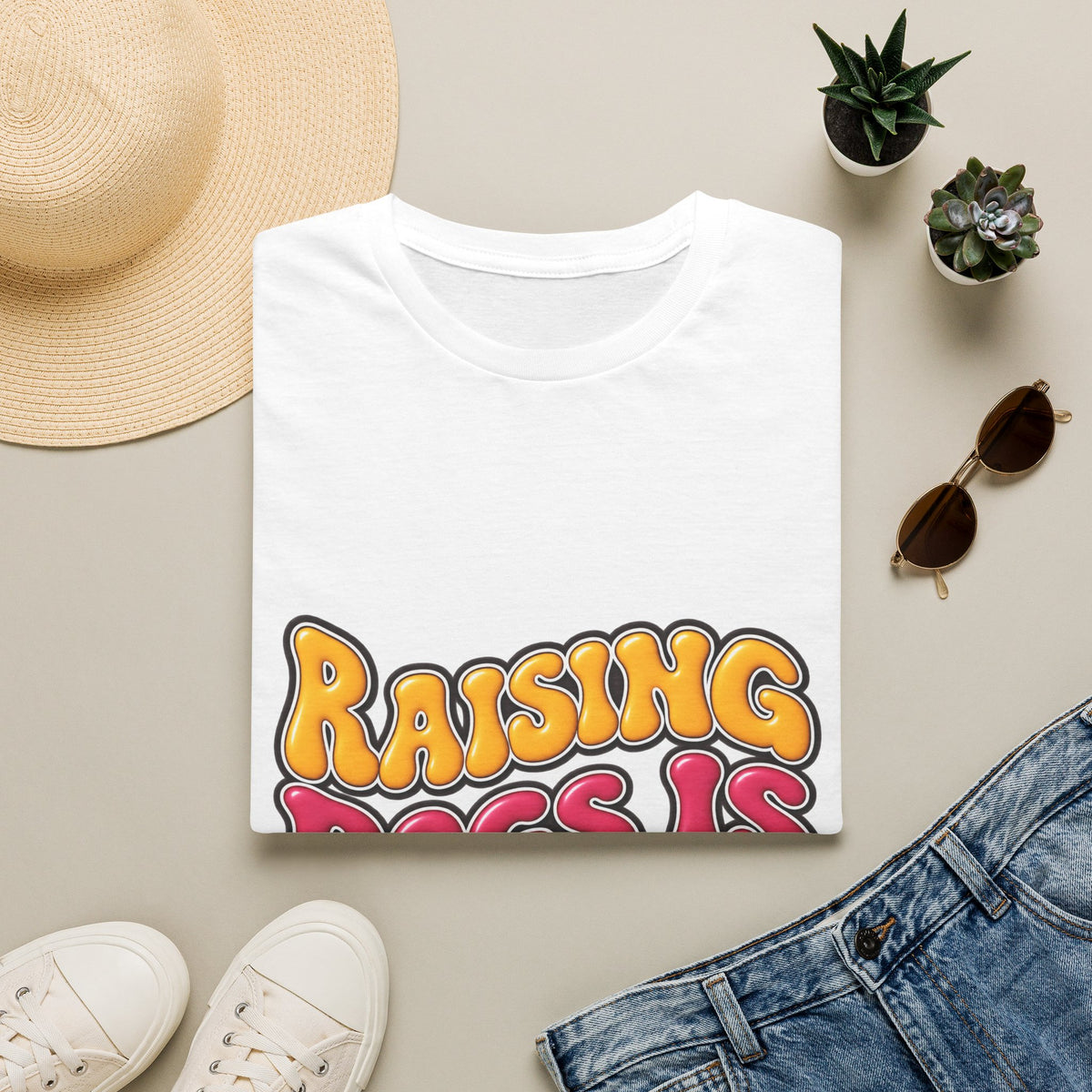Raising Dogs Is Exhausting — Vintage Retro T‑Shirt