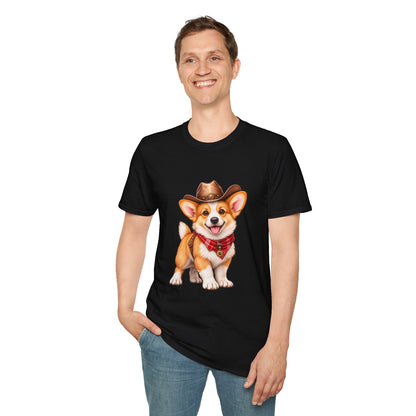 Cute Western Dog Tee with 'Howdy' Vibe