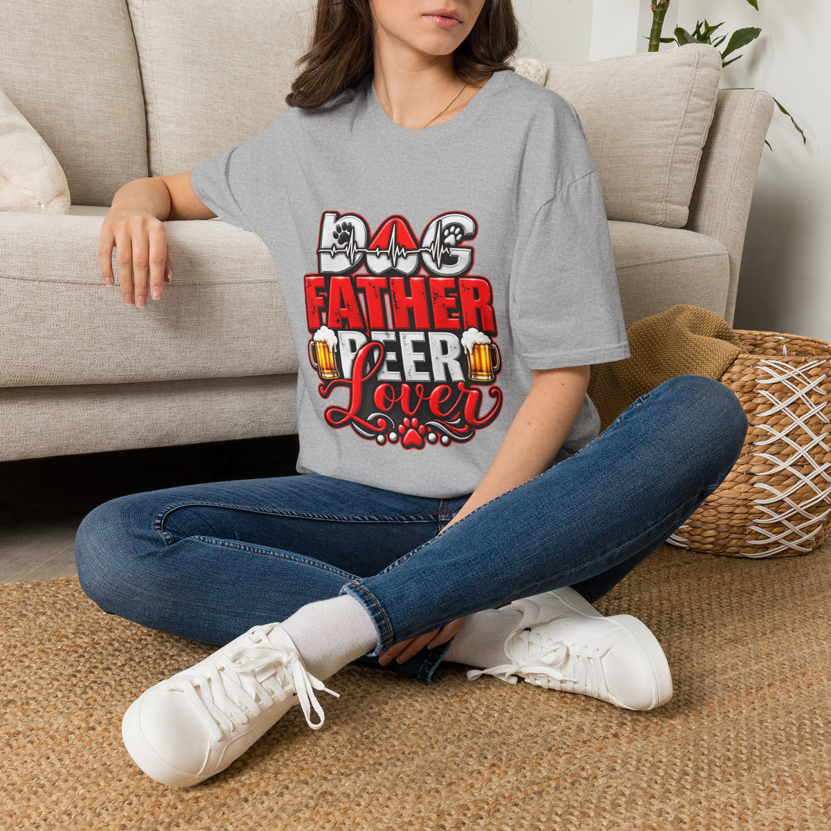 Dog Father Beer Lover T-Shirt