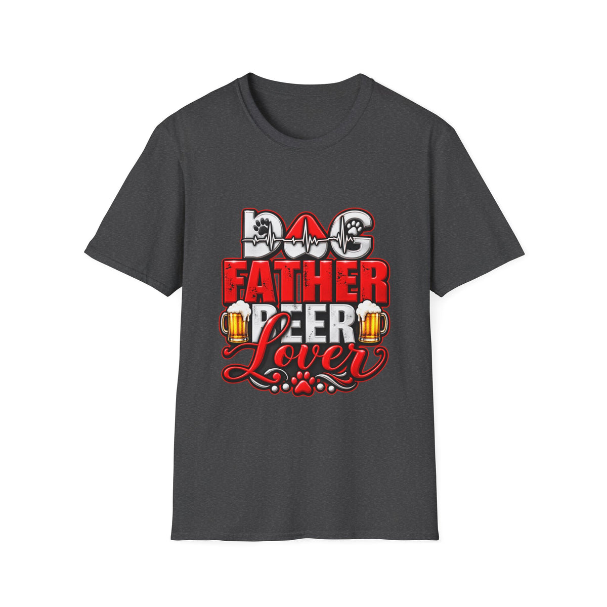 Dog Father Beer Lover T-Shirt