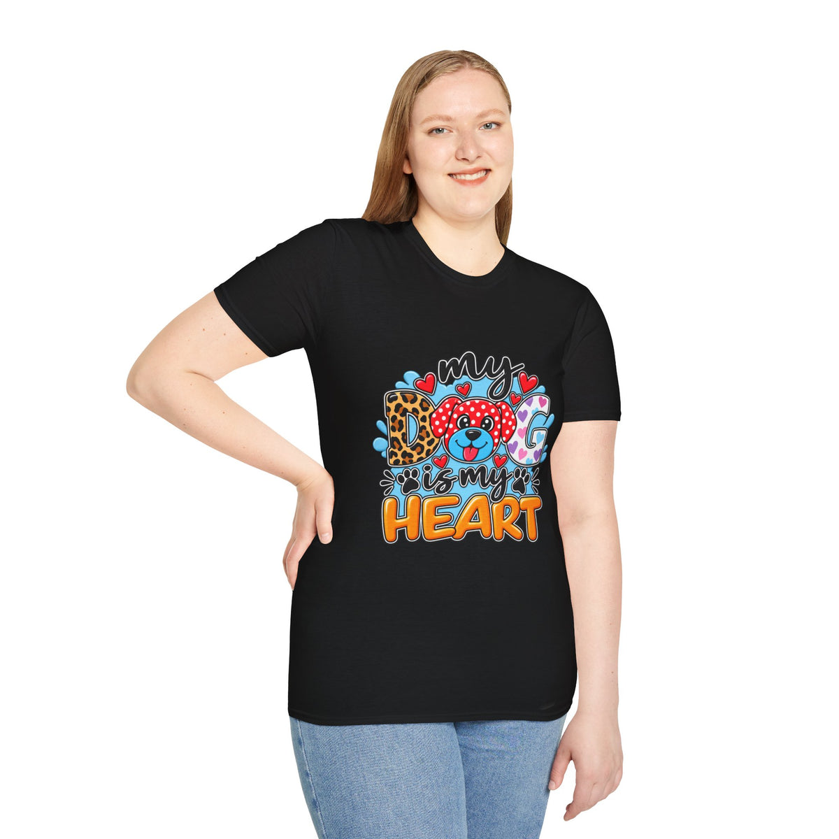 My Dog Is My Heart T-Shirt — Cute  Paw & Heart