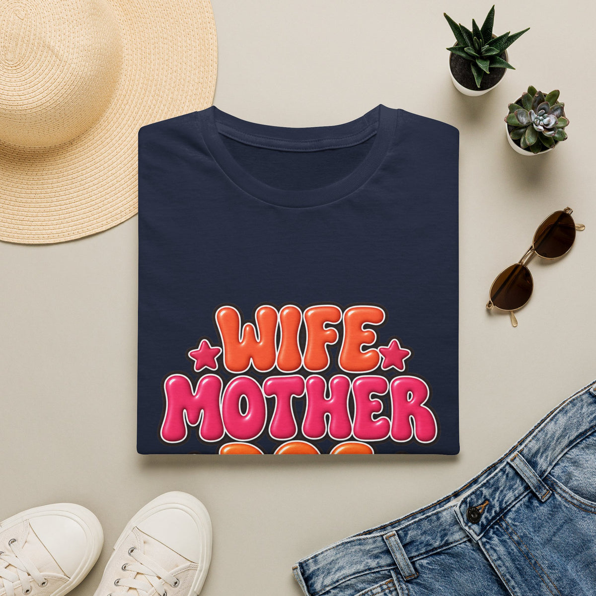 Wife Mother Dog Lover T‑Shirt