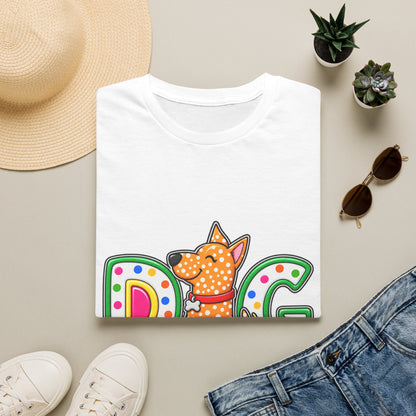 Dog Mom T-Shirt  Polka Dot Pup Tee for Pet Lovers