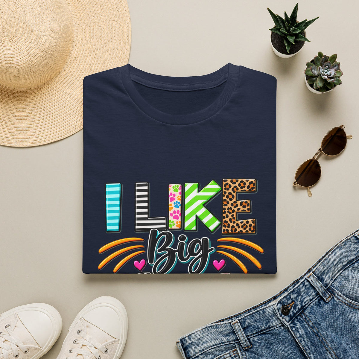 I Like Big Mutts T-Shirt – Colorful Dog Lover Tee