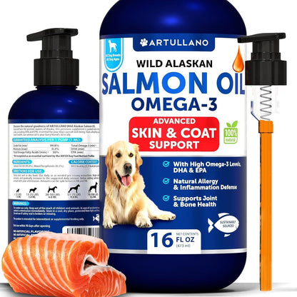 Wild Alaskan Salmon Oil for Dogs – Omega 3