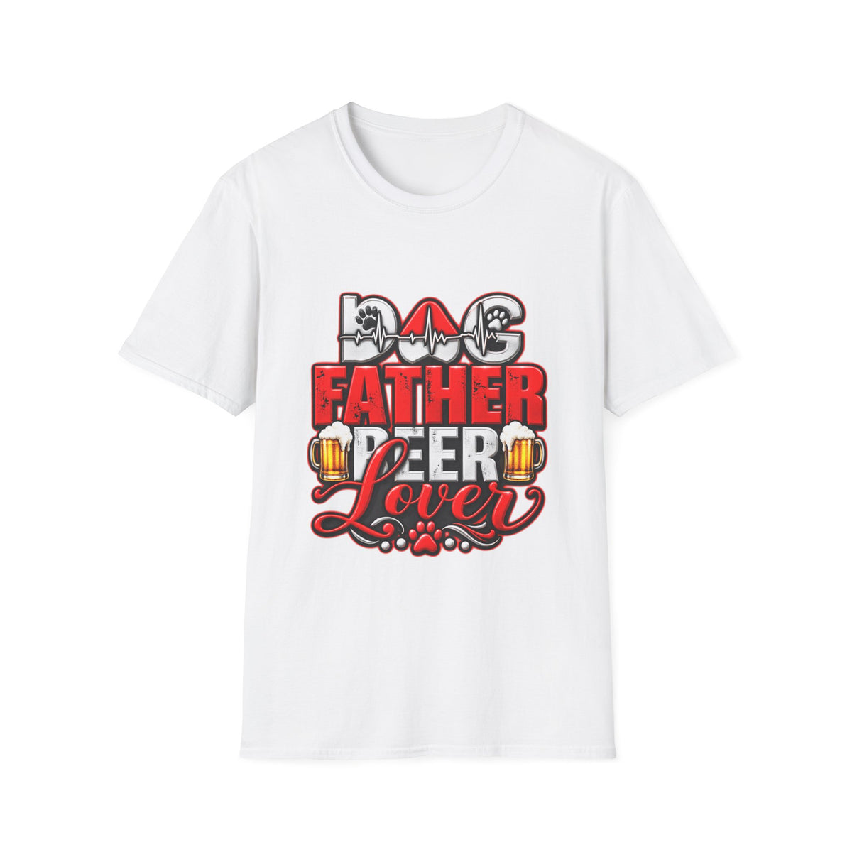 Dog Father Beer Lover T-Shirt