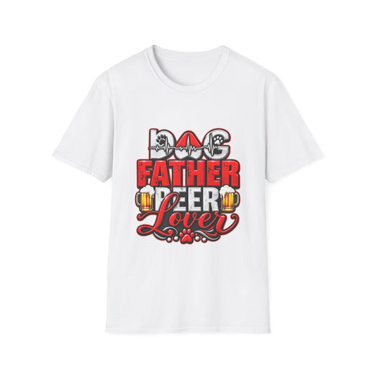Dog Father Beer Lover T-Shirt