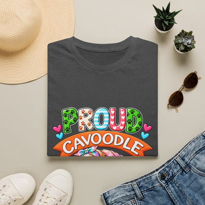 Proud Cavoodle T‑Shirt — Cute Colorful Cavoodle Mom Tee