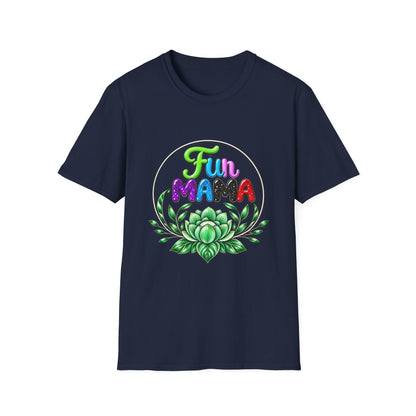 Fun Mama T-Shirt — Colorful Floral Succulent Mom Tee