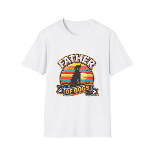 Father of Dogs T-Shirt — Retro Dog Dad Tee