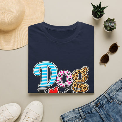 Dog Life T‑Shirt — Colorful Patterned Pet Lover Tee