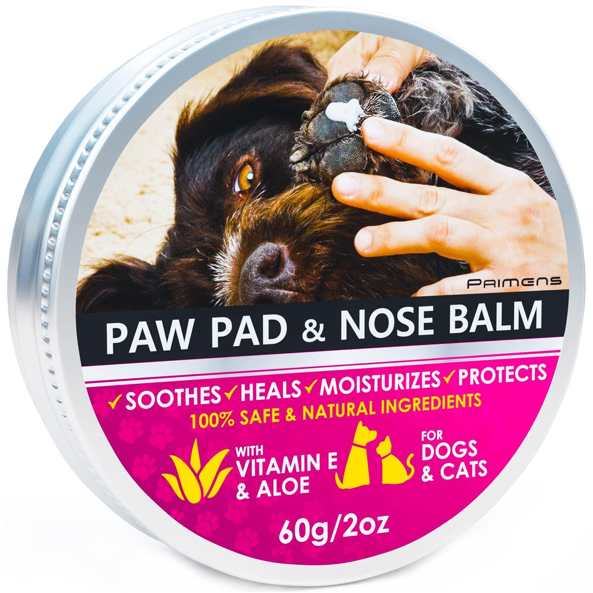 Natural Dog Paw Balm for Dry Paws