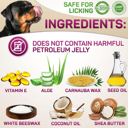 Natural Dog Paw Balm for Dry Paws