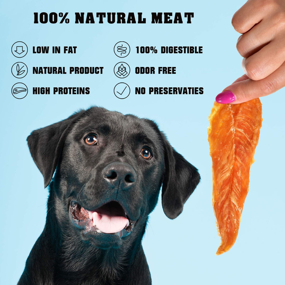 Chicken Jerky Dog Treats – Human Grade Natural