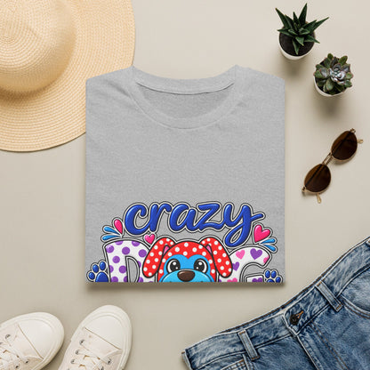 Crazy Dog Lady T-Shirt — Playful Polka Dot Puppy