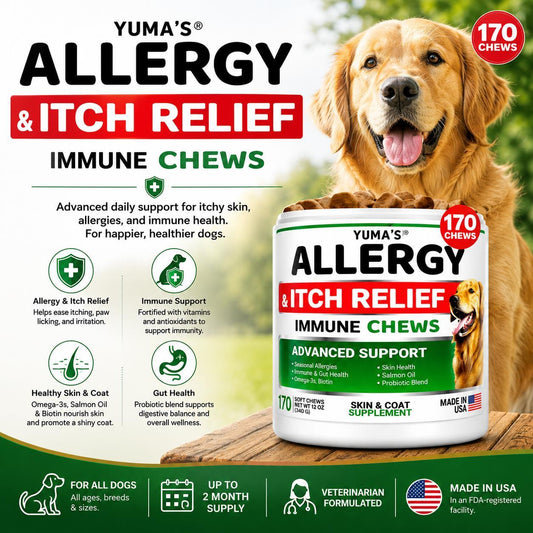 Dog Allergy Relief Chews for Itchy Skin