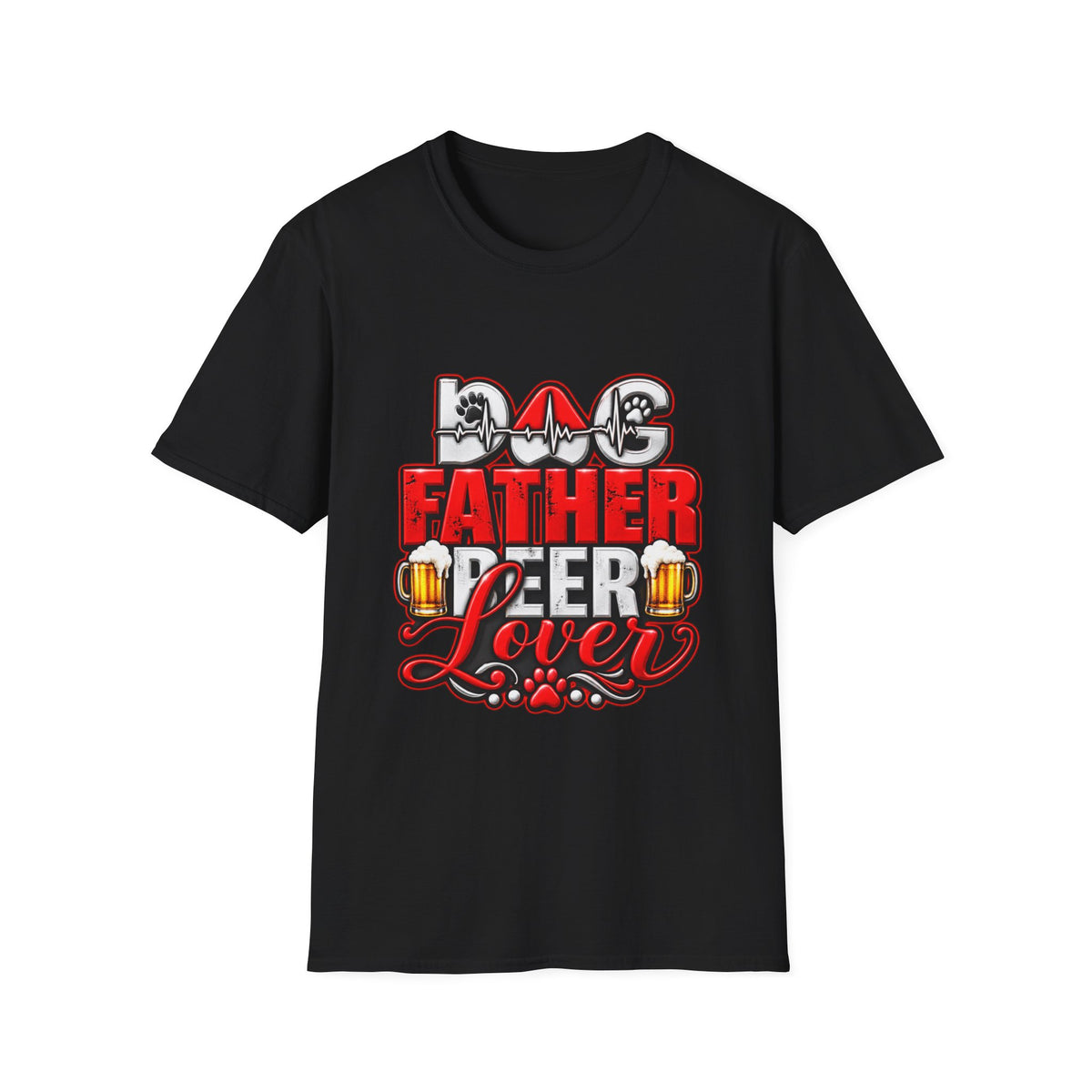 Dog Father Beer Lover T-Shirt