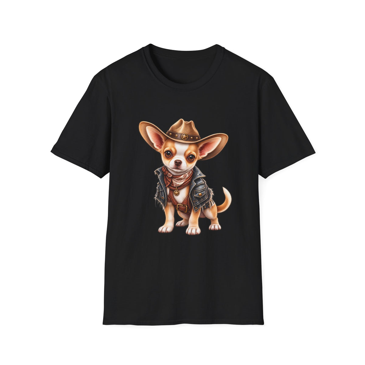 Cowboy Chihuahua T-Shirt —Cute Western Dog