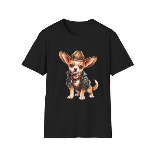 Cowboy Chihuahua T-Shirt —Cute Western Dog