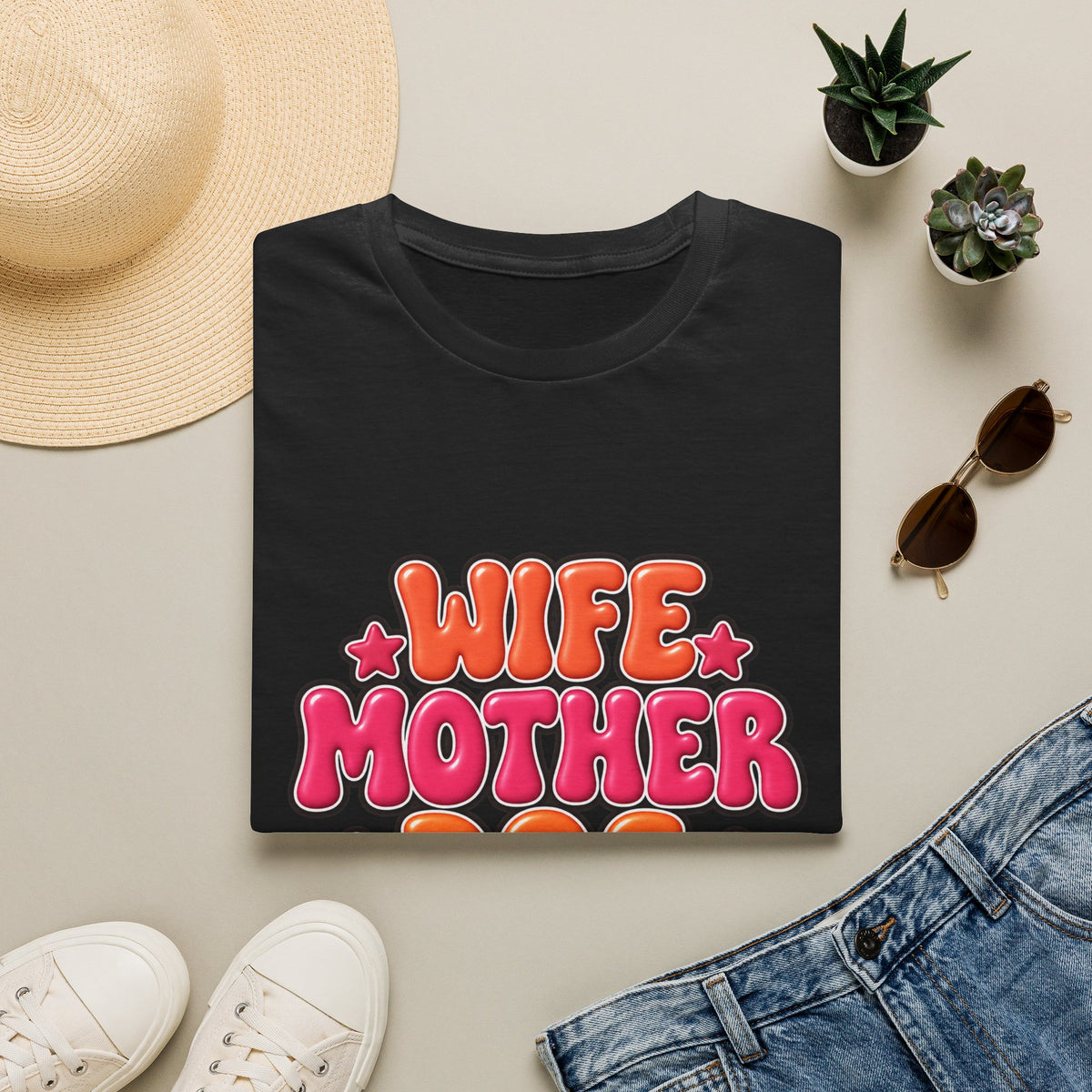 Wife Mother Dog Lover T‑Shirt