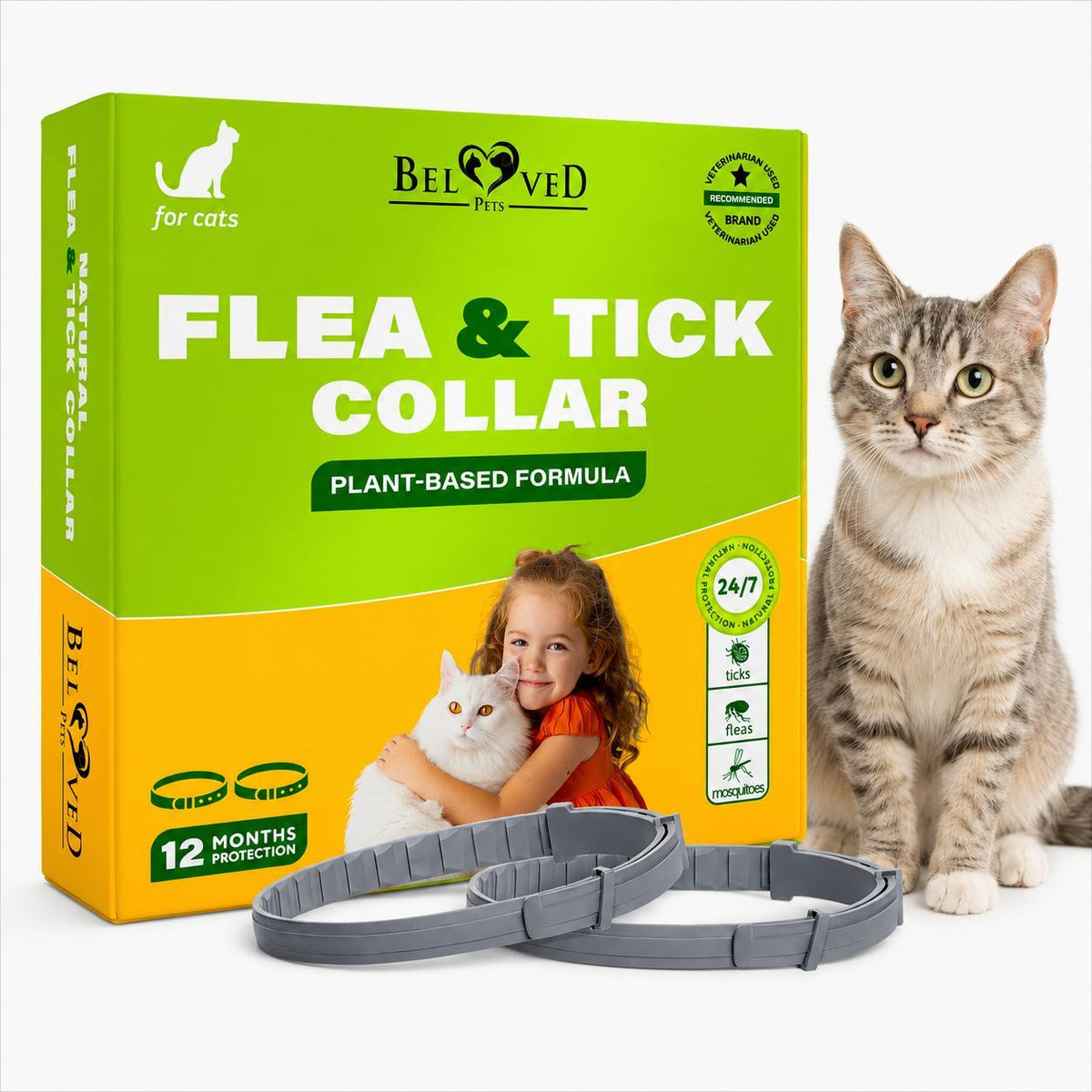 Natural Flea & Tick Collar for Cats